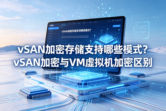 vSAN 加密存储支持哪些模式？vSAN 加密与 VM 虚拟机加密区别