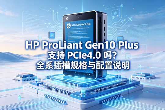 HP ProLiant Gen10 Plus 支持 PCIe4.0 吗？全系插槽规格与配置说明