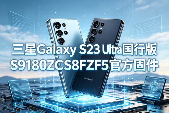 三星Galaxy S23 Ultra国行版S9180ZCS8FZF5官方五件套固件下载