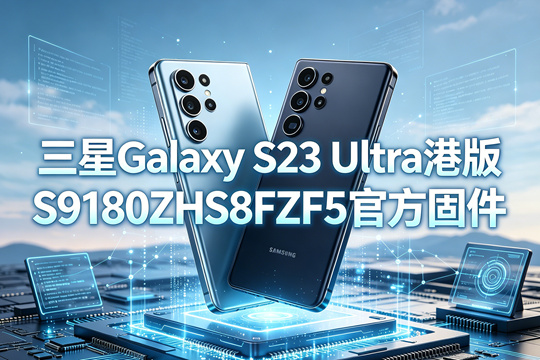 三星Galaxy S23 Ultra港版S9180ZHS8FZF5官方五件套固件下载