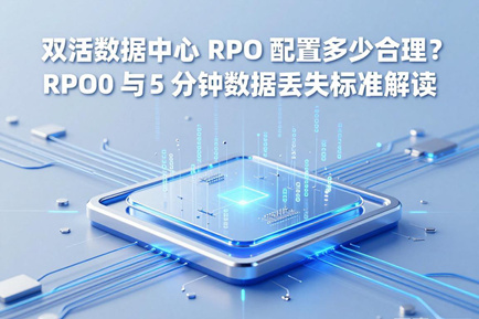 双活数据中心 RPO 配置多少合理？RPO0 与 5 分钟数据丢失标准解读