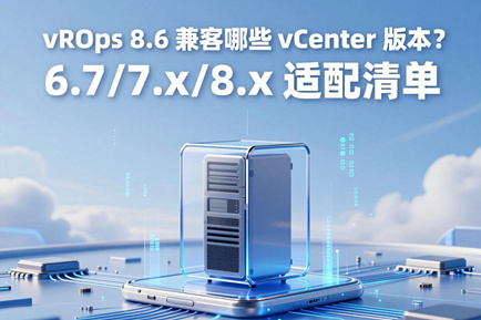 vROps 8.6 兼容哪些 vCenter 版本？6.7/7.x/8.x 适配清单