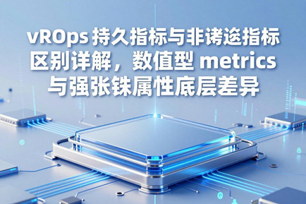 vROps 持久指标与非持久指标区别详解，数值型 metrics与字符串型属性底层差异