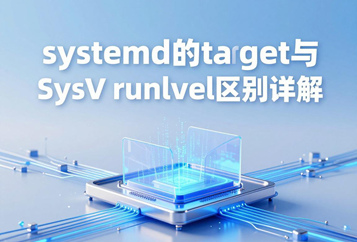 systemd的target与SysV runlevel区别详解：target为新一代机制，runlevel仅做兼容适配