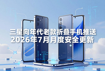 三星向历代老款折叠手机推送2026年7月月度安全更新，筑牢跨版本升级安全基底