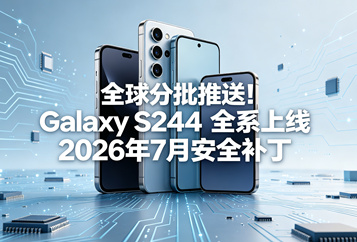 全球分批推送！Galaxy S24全系上线2026年7月安全补丁，为One UI9大版本升级铺路