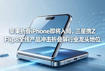 苹果折叠iPhone即将入局，三星携Z Fold8/Z Flip8全线产品冲击折叠屏行业龙头地位