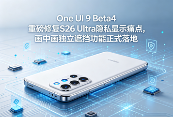 One UI 9 Beta4重磅修复S26 Ultra隐私显示痛点，画中画独立遮挡功能正式落地