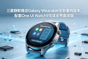三星静默推送Galaxy Wearable全新重构版本，配套One UI Watch9完成全界面改版