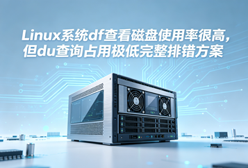 Linux系统df查看磁盘使用率很高，但du查询占用极低完整排错方案