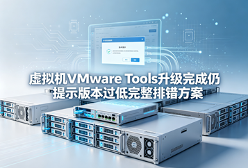 虚拟机VMware Tools升级完成仍提示版本过低完整排错方案