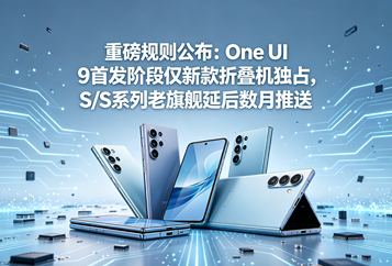 重磅规则公布：One UI 9首发阶段仅新款折叠机独占，S/S系列老旗舰延后数月推送