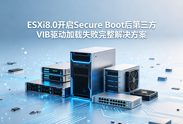 ESXi8.0开启Secure Boot后第三方VIB驱动加载失败完整解决方案