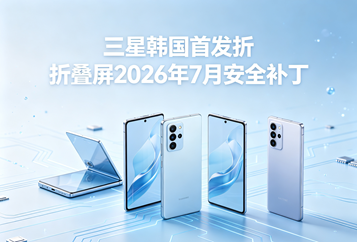 三星韩国首发折叠屏2026年7月安全补丁，全代Z Fold/Z Flip分批推送统一57项漏洞修复