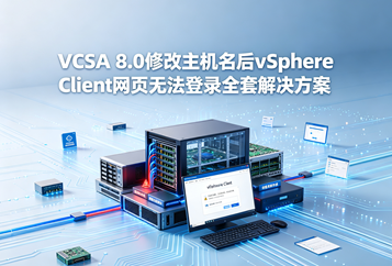 VCSA 8.0修改主机名后vSphere Client网页无法登录全套解决方案