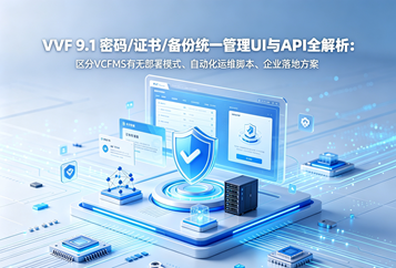 VVF 9.1 密码/证书/备份统一管理UI与API全解析：区分VCFMS有无部署模式、自动化运维脚本、企业落地方案