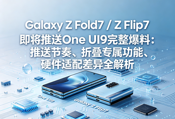 Galaxy Z Fold7 / Z Flip7 即将推送One UI9完整爆料：推送节奏、折叠专属功能、硬件适配差异全解析