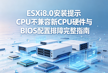 ESXi8.0安装提示CPU不兼容新CPU硬件与BIOS配置排障完整指南
