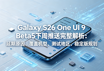 Galaxy S26 One UI 9 Beta5下周推送完整解析：延期原因、覆盖机型、测试地区、稳定版规划