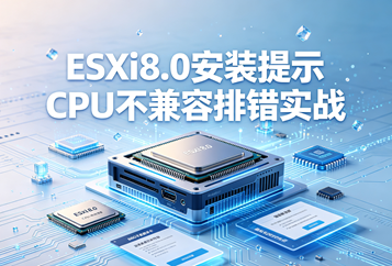 ESXi8.0安装提示CPU不兼容排错实战