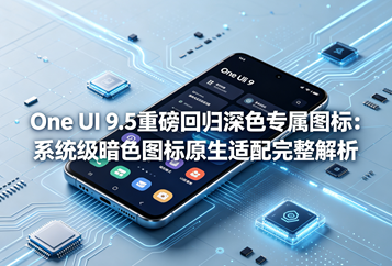 One UI 9.5重磅回归深色专属图标：系统级暗色图标原生适配完整解析