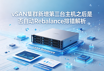 vSAN集群新增第三台主机之后是否自动Rebalance排错解析