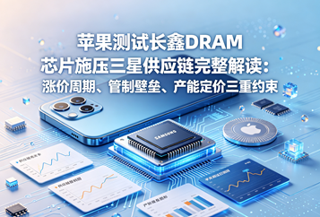 苹果测试长鑫DRAM芯片施压三星供应链完整解读：涨价周期、管制壁垒、产能定价三重约束