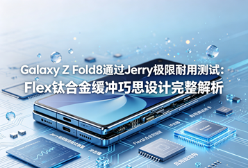 Galaxy Z Fold8通过Jerry极限耐用测试：Flex钛合金缓冲巧思设计完整解析
