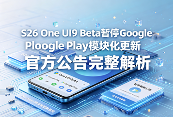S26 One UI9 Beta暂停Google Play模块化更新官方公告完整解析