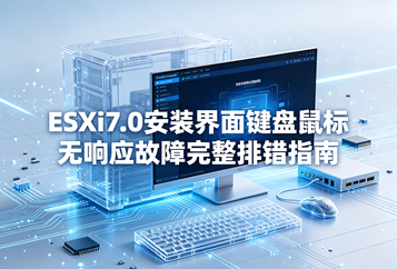 ESXi7.0安装界面键盘鼠标无响应故障完整排错指南