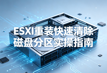 ESXi重装快速清除磁盘分区实操指南