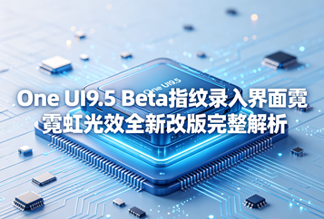 One UI9.5 Beta指纹录入界面霓虹光效全新改版完整解析