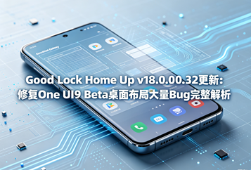 Good Lock Home Up v18.0.00.32更新：修复One UI9 Beta桌面布局大量Bug完整解析