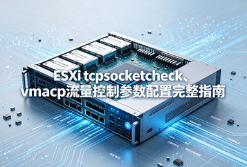 ESXi tcpsocketcheck、vmacp流量控制参数配置完整指南