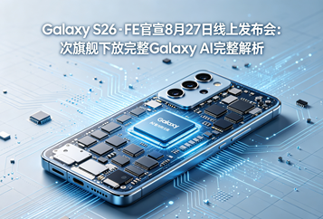 Galaxy S26‑FE官宣8月27日线上发布会：次旗舰下放完整Galaxy AI完整解析