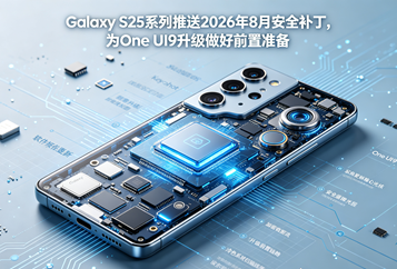 Galaxy S25系列推送2026年8月安全补丁，为One UI9升级做好前置准备