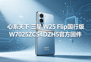 心系天下 三星 W25 Flip国行版W7025ZCS4DZH5官方五件套固件下载