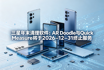 三星年末清理软件：AR Doodle与Quick Measure将于2026‑12‑31终止服务