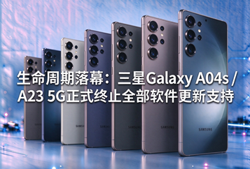 生命周期落幕：三星Galaxy A04s / A23 5G正式终止全部软件更新支持