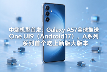 中端机型首发：Galaxy A57全球推送One UI9（Android17），A系列首个吃上新版大版本