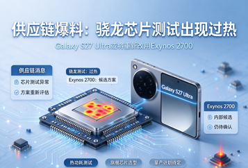 供应链爆料：骁龙芯片测试出现过热，Galaxy S27 Ultra或将重新改用Exynos 2700