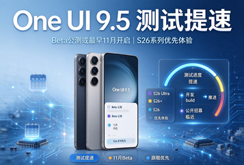One UI9.5测试进度提速，Beta公测或最早11月开启，S26系列优先体验